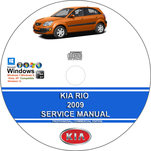 Product picture Kia Rio 2009 Service Repair Manual