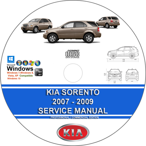 Product picture KIA SORENTO 2007-2009 Service Repair Manual 