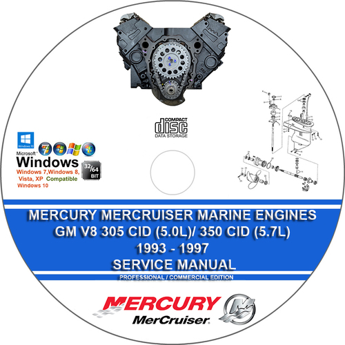Product picture Mercury Marine 305 CID 5.0 350 5.7 1993 - 1997