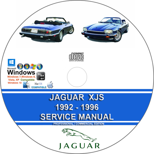 Product picture Jaguar XJS 1992-1996 Service Repair Manual