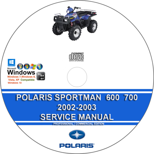 Product picture POLARIS SPORTMAN 600 700 2002-2003 Service Repair Manual
